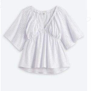 BEACON NWOT Davis Knit Eyelet Top